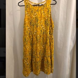 Yellow Old Navy Floral dress